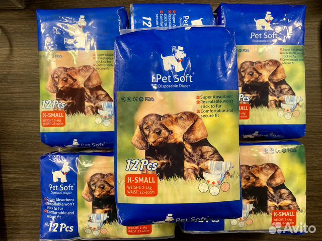 Подгузники для животных XS Pet Soft