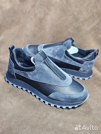 П/ботинки Новые Натуральная кожа/замша