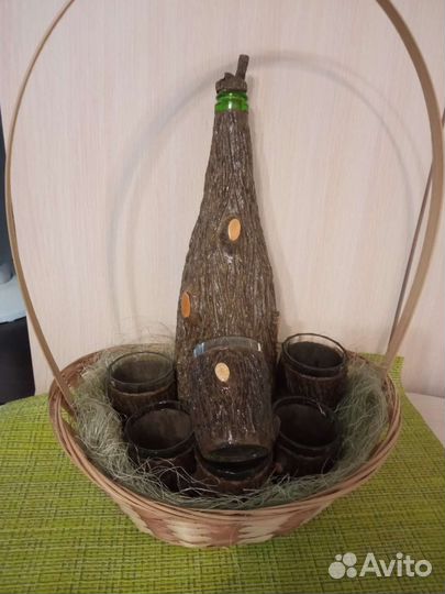 Винный или коньячный набор посуды, СССР