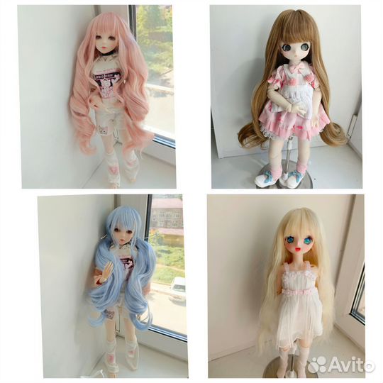 Парики для кукол BJD 1/3