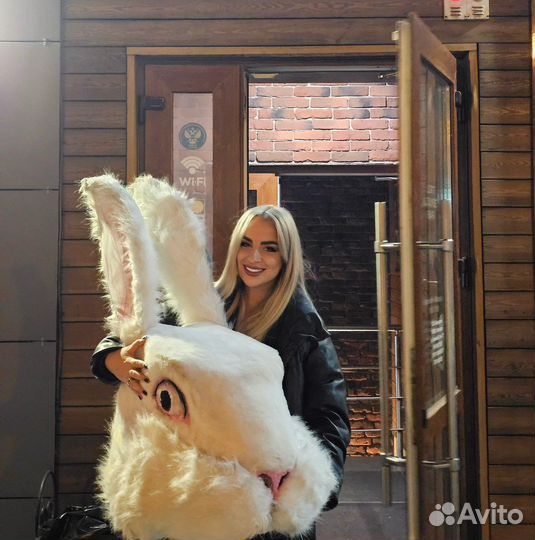Заяц Кролик белый аренда костюма Красноярск