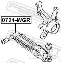 Рычаг подвески febest 0724-WGR (4520075F21)