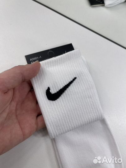 Носки Nike черные/белые
