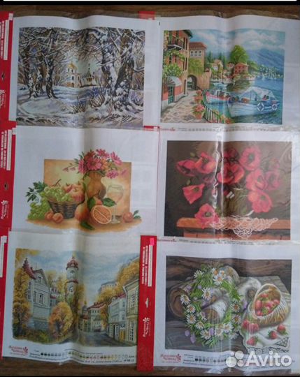 Канва с рисунком 37*49, 16*20