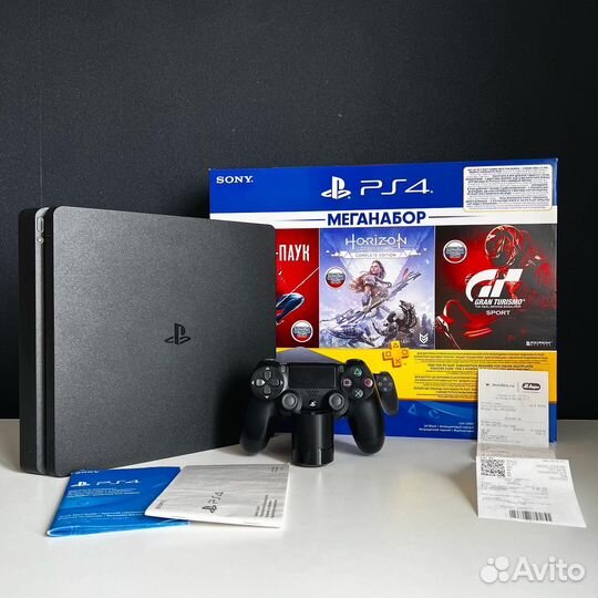 Sony PS4 Slim 500GB PlayStation 4 2108B + 40 Игр