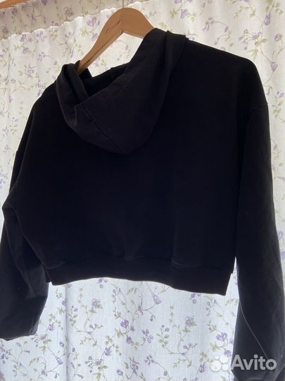 Укороченное зип худи