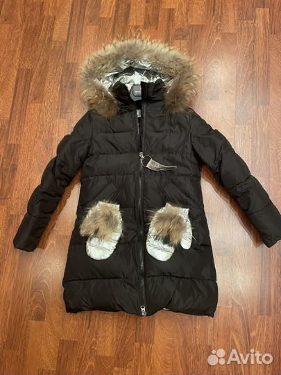 Зимнее пальто для девочки подростка