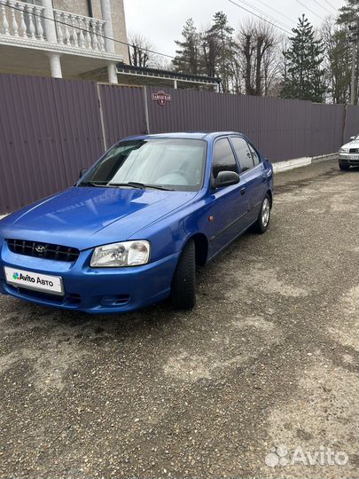 Hyundai Accent 1.5 МТ, 2001, 100 000 км