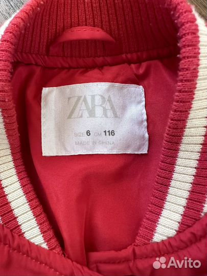 Бомбер детский zara - 6 лет