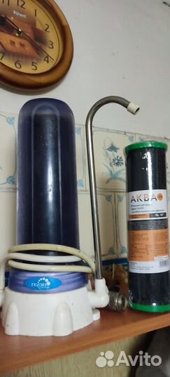 Фильтр Гейзер для крана с новым картриджем