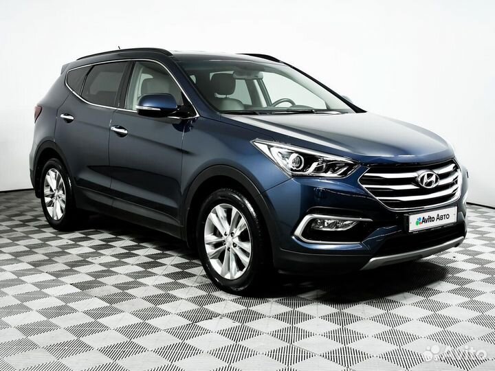 Hyundai Santa Fe 2.2 AT, 2016, 66 578 км