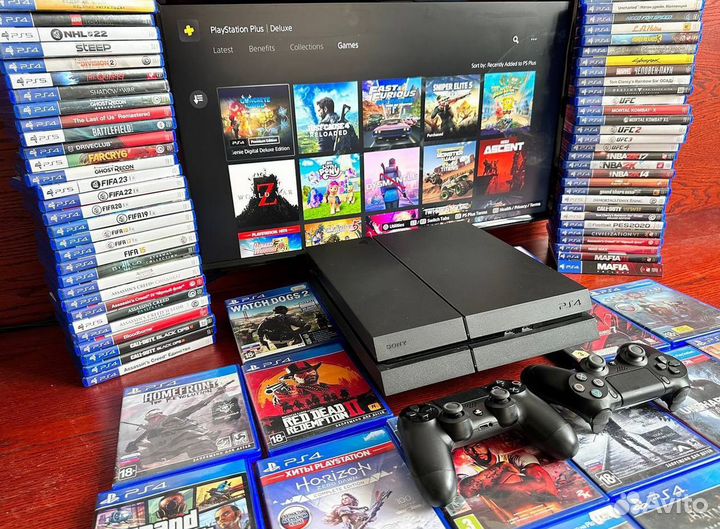 Sony PlayStation 4 + 125 игр