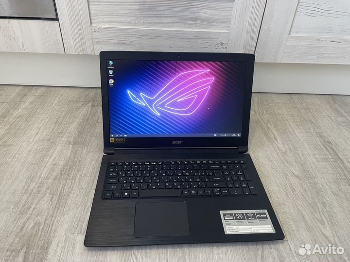 Игровой Acer Ryzen 3. 8Гб, Radeon 530, SSD+HDD