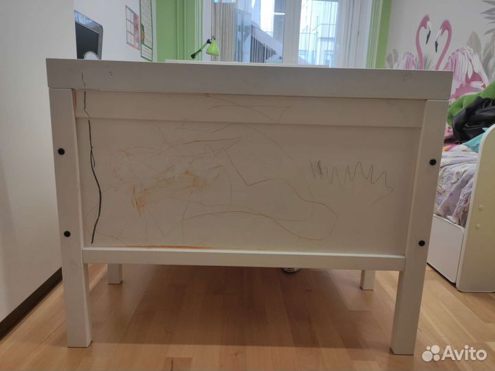 Детская кровать IKEA раздвижная сундвик