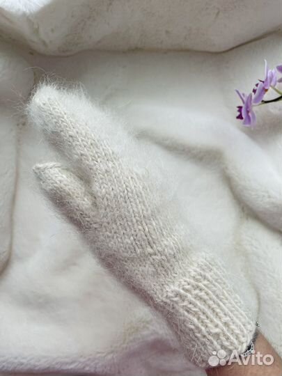 Варежки пух норки варежки из козьего пуха