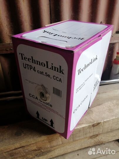 Кабель витая пара utp 5e Technolink cca
