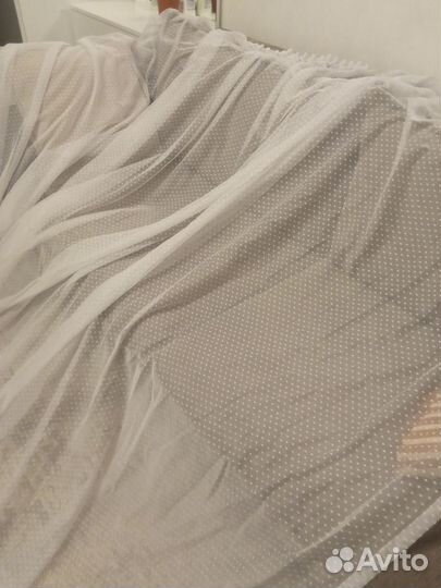 Готовый тюль б/у