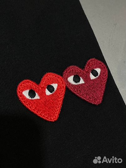 Футболка Comme des Garcons Play Dub heart оригинал