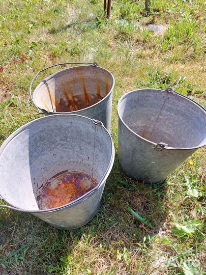 Набор посуды дачный, тазы, ведра