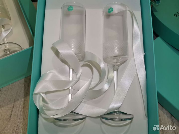 Бокалы для шампанского Tiffany стиль Тифани