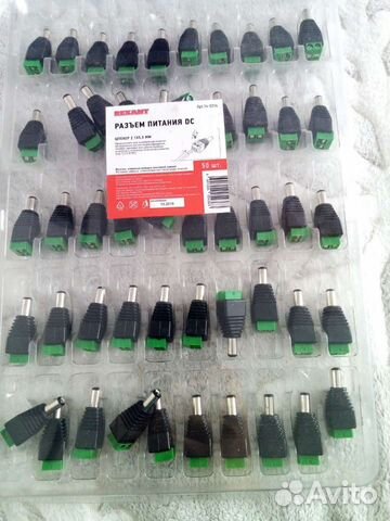 Разъём питания dc 2.1x5.5 мм, rexant артикул 14-03