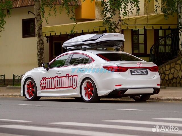 Клыки заднего бампера «SkyActivSport» Mazda 6 GJ