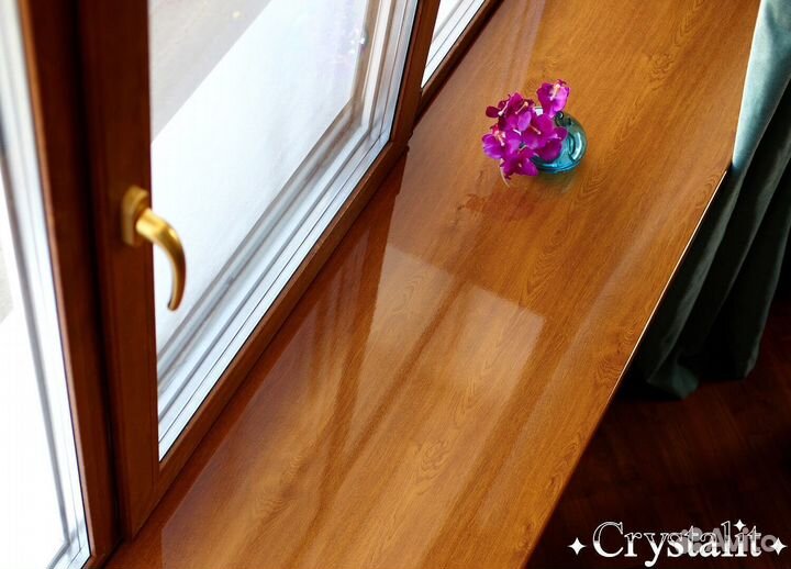 Натуральный дуб подоконник «Кристаллит»