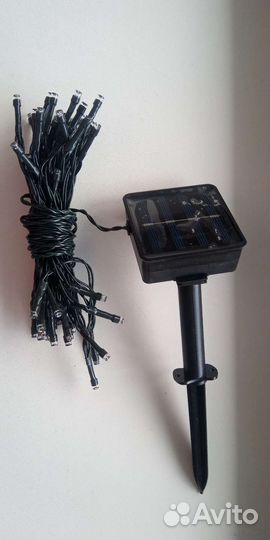 Герлянда с солнечной панелью