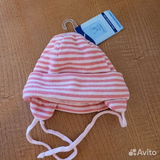 Шапка для новорожденного девочки новая р. 35,0-2 м