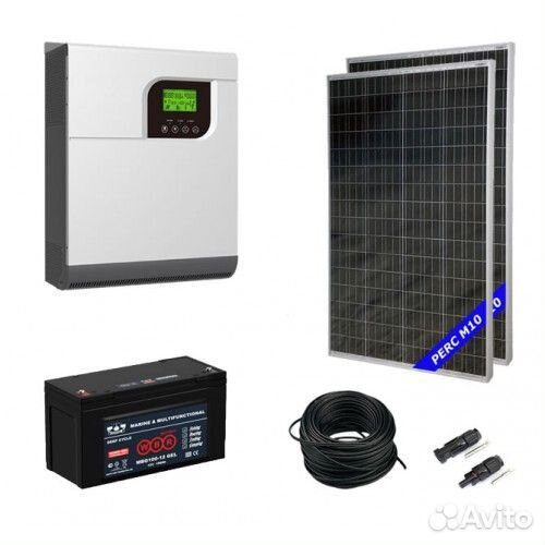 Солнечная электростанция 2.8 кВт*ч в сутки ECO GEL