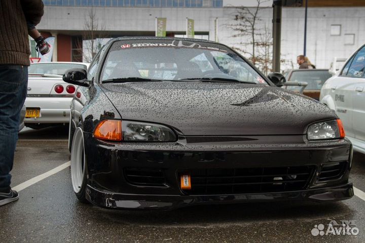 Фары Depo Black Civic 5 EG