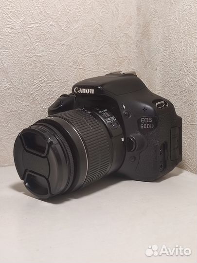 Canon eos 600d 18-55mm Kit (пробег 33тыс)