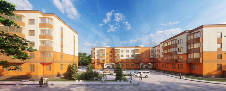 2-к. квартира, 57 м², 1/5 эт.