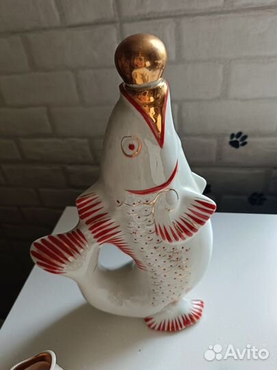 Рыба, фарфор СССР