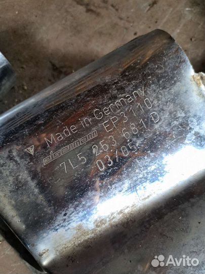 Насадки глушителя на Porsche Cayenne