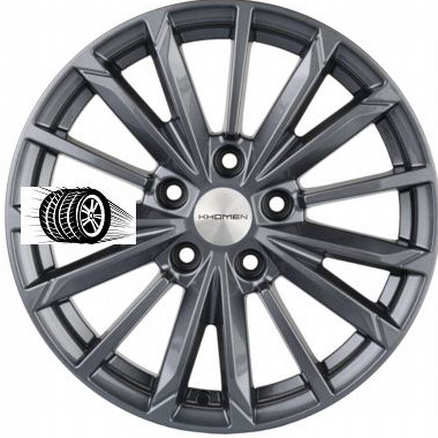 Литые диски Khomen Wheels 6.5×R16 5×114.3