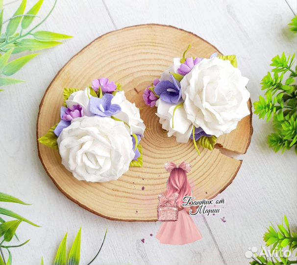 Бантики ручной работы из фоамирана