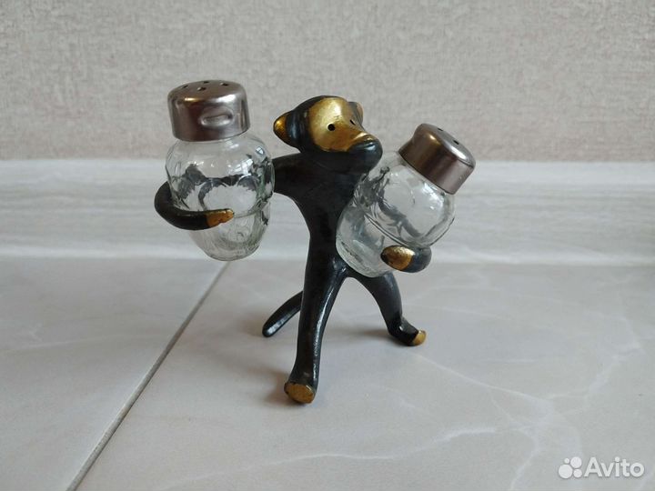 Солонка и перечница СССР Обезьяна