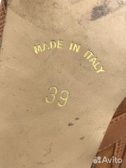 Туфли женские 39 размер натуральная кожа Италия