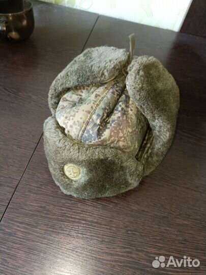 Мужская зимняя шапка военная