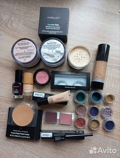 Inglot Косметика Инглот пудра тени пигмент подводк