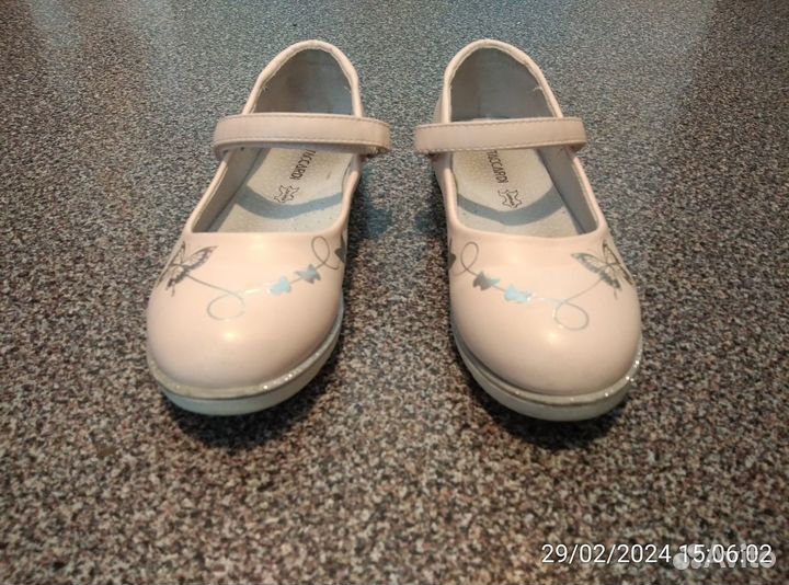 Туфли для девочки бежевые T.Taccardi 32