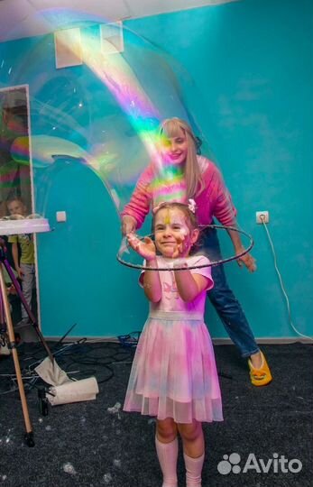 Шоу мыльных пузырей