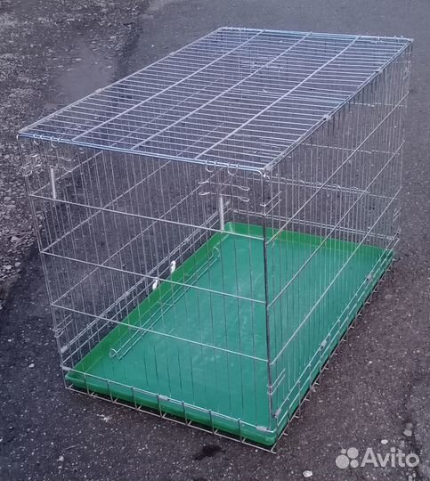 Клетка для собак металлическая 93х57.5х65см