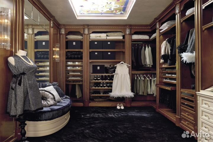 Гардеробные готовые