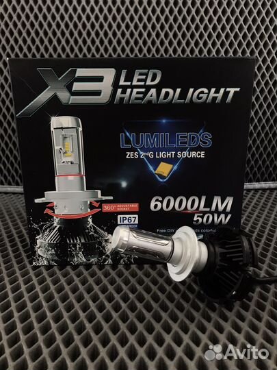 Led лампы h7 h4