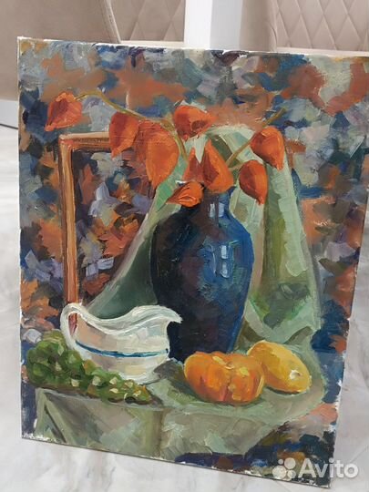 Картина маслом на холсте натюрморт