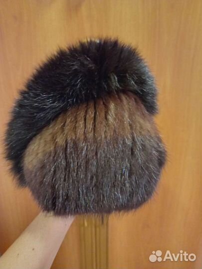 Шапка норковая женская