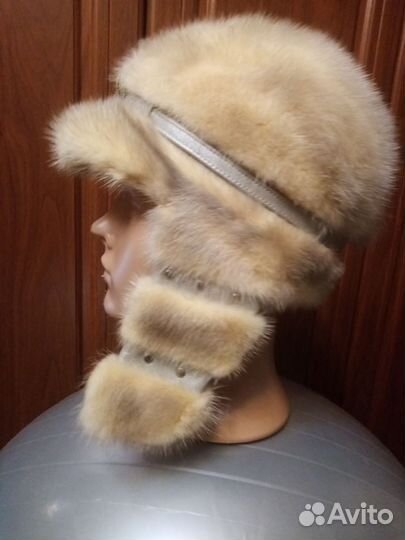 Шапка зимняя меховая женская норка