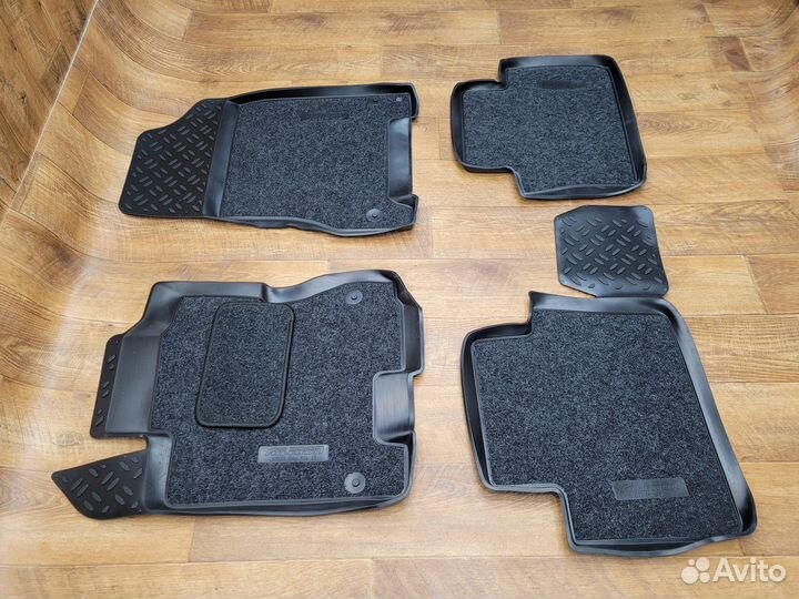 Коврики 3D LUX в салон Renault Koleos (2008-2016)